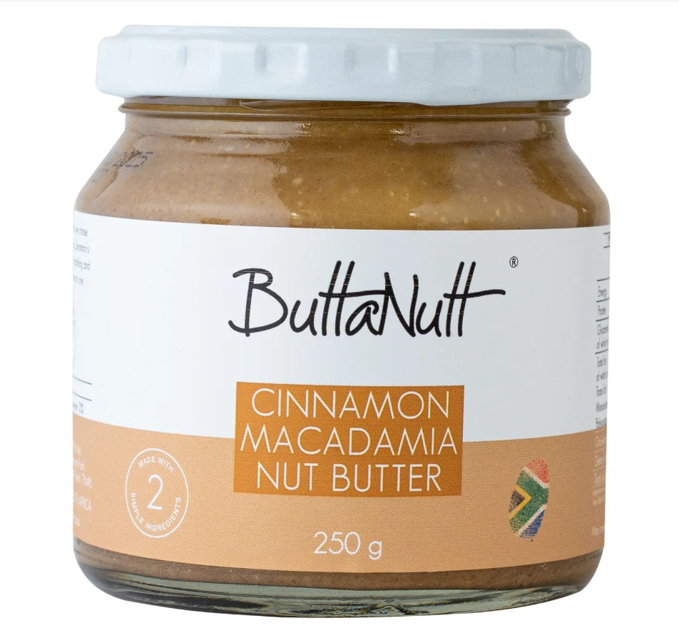 Cinnamon macadamia nut butter jar — Food Trader