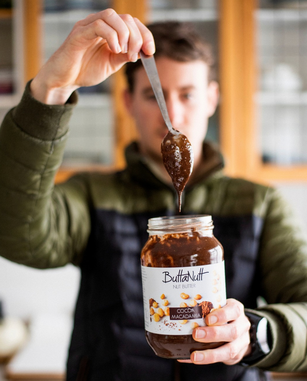 Cocoa macadamia nut butter, close-up — Food Trader