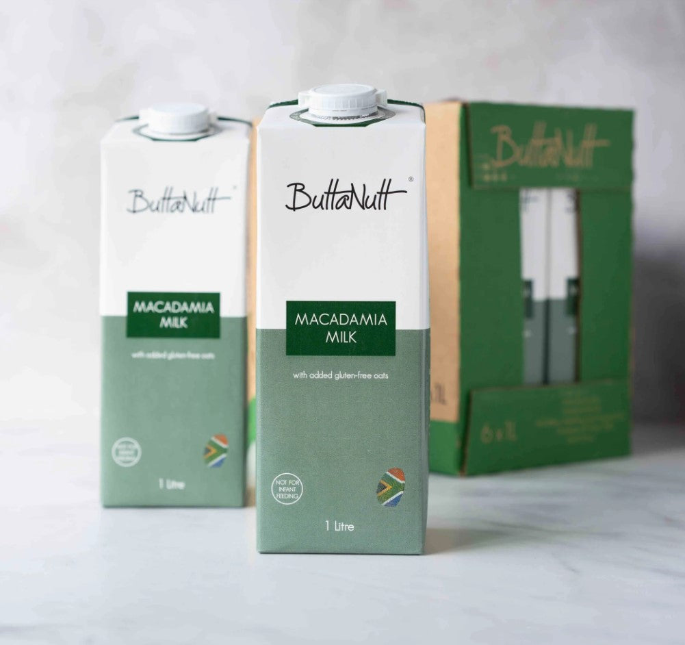 Gluten Free Plant Milk (Macadamia Milk), 1L, Tetra Pak